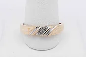0.15cttw Diamond Ring In 14k Yellow Gold 3.3 Grams Size 11 Eb0926olrsa
