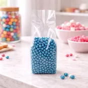 Box Bottom Candy Bags 3 1/2" x 2 3/4" x 9" 100 pack BB2