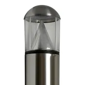 10-15-22 Watt Stainless Steel LED Bollard Dome Top Cone Reflector