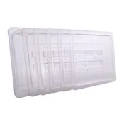 Clivia 1/2 Size Polycarbonate Food Pans Lid&Cover,Clear - Pack of 6