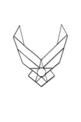 Air Force Symbol Metal Wall Art and Decor