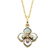 Mother of Pearl Gold filled Necklace (OUT OF STOCK)