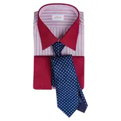 Brioni French Cuff, Red with Italo Feretti Tie