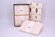 Amalfi Paper Gift box Folded Card & Envelopes Pink with Straw | AMATRUDA ITALY