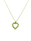 Peridot Gold Pendant
