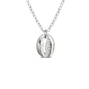 🐚 925 Sterling Silver Cowrie Chain Necklace – Ocean Inspired &amp;amp; Sculpted