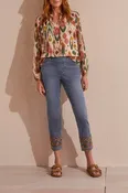 Audrey Embellished Hem Pant