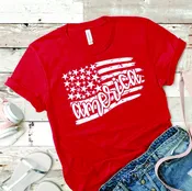 "America" American Flag T-Shirt