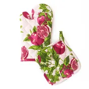 8 OAK LANE | Pomegranate Grove Oven Mitt Set