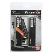 32GB G.Skil  6000 Mhz DDR5 G.Skill Flare X5 Series (2 x 16GB) DDR5 6000 PC5-48000 Flare X5 Series CL36 Dual Channel Desktop Memory Kit F5-6000J3636F16GX2-FX5 – Black