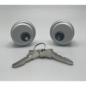 1IN ZINC ALLOY CYL KEYED- CLEAR (PR)
