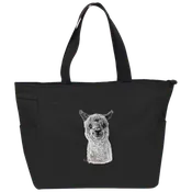AlpacaLand Large Tote | Port Authority Essential Zip