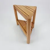 ASTA FURNITUREPRODUCTSST-51  SOLID TEAK CORNER SHOWER STOOL, CORNER SIDE TABLE