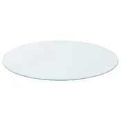 54-inch 10mm Round Clear Tempered Glass Top