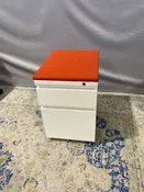 HON Pedestal With Red Cushion