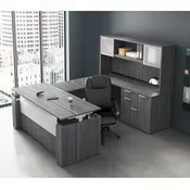 StandUp Standing Desk Collection Height Adjustable U-Shape Desk Suite- OSTYP378