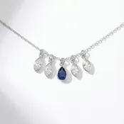 BELLA TANZANITE NECKLACE — JOHNNIE Q