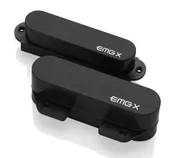 EMG TCX Ceramic Active Guitar Pickup Set for Tele with X Series Preamp, Black