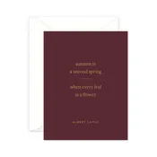 Autumnal Love Greeting Card