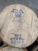 Authentic Buffalo Trace Bourbon Barrel Head – Unfinished Reclaimed Oak DIY Blank