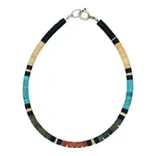 Gerard & Mary Calabaza Multicolor Heishi Bracelet, 8"