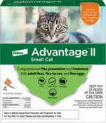 Advantage II Flea Treatment for Small Cats 5-lb to 9-lb, 4-pk