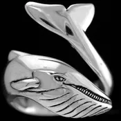BLUE WHALE RING - LARGE