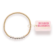 Beaded Blondes Lucky Bracelet in Mixed Metal