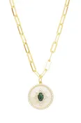 rachel reinhardt mother of pearl flower pendant necklace