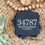 34787 WG FL Slate Coaster