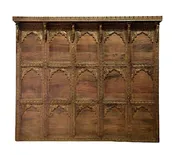Devi Arch Peacock Headboard