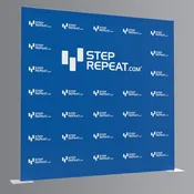 10×10 “Quick Setup System”™ Step and Repeat Banner