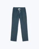 Alex Crane Big Wave Dusk Striped Bo Linen Pant