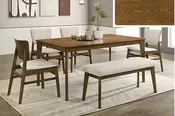 2308-6PC ROLSTAN DINING SET WITH BENCH