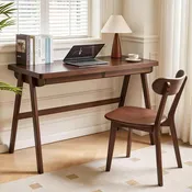 100% Solid Rubber Wood Computer Desk