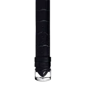Black Calf Stitch Alligator Print Strap - Model 1-CSTAB