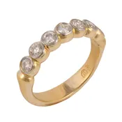 Anniversary Band with Seven Diamonds