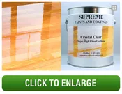 1. CRYSTAL CLEAR - HIGH GLOSS WOOD FLOOR POLYURETHANE - 1 GALLON