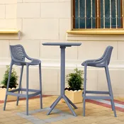 Compamia Sky/Air 3-Piece Square Bar Patio Dining Set