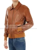 A-2 Mens Bomber Leather Jacket