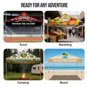 10’x10′ Instant One-Push Custom Canopy Tent Kit