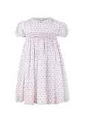 20002-Mini Floral Dots Yoke Toddler & Youth Girl Dress