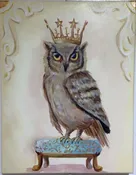 Christina Paul - Owl SOLD — PROP&r.e.d.STORATION