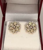 Gold Flower Earrings — Leon’s Beverly Hills