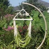 Childrens South American Fabric Swing - Green