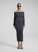 ALC Off the Shoulder Striped Dress