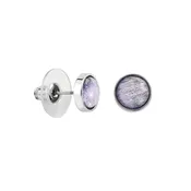 Ice Blue Stud Earrings