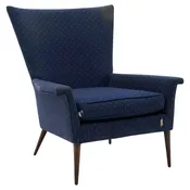 Paul McCobb "Tub" High Back Lounge Chair Model 3045, Priced Low for Reupholstery — RETRO INFERNO