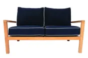 Coastal Deep Seating Teak Love Seat by Royal Teak Collection Model: COA2