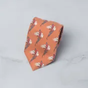 Autumn Flushing Pheasant Print Silk Tie by Robert Jensen